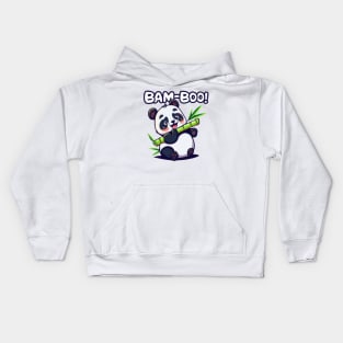 panda bam-boo Kids Hoodie